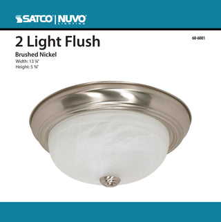 2 LT - 13" FLUSH FIXTURE
