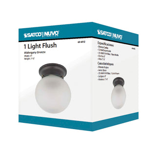 1 LIGHT 6" BALL CEILING