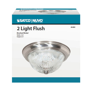 2 LIGHT 13" FLUSH MOUNT