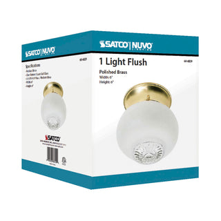1 LIGHT 6" BALL FIXTURE