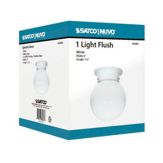 1 LIGHT 6" BALL FIXTURE