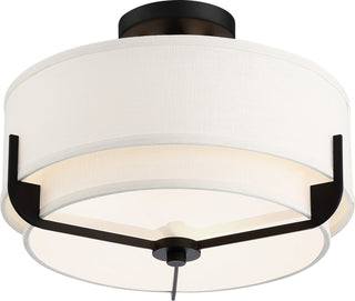 FRANKIE 3 LIGHT SEMI FLUSH