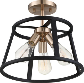 CHASSIS 3 LT SEMI FLUSH MOUNT