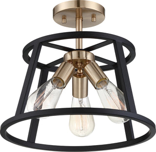 CHASSIS 3 LT SEMI FLUSH MOUNT