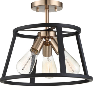 CHASSIS 3 LT SEMI FLUSH MOUNT