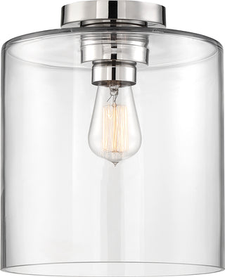 CHANTECLEER 1 LIGHT SEMI FLUSH