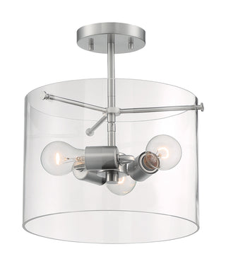 SOMMERSET 3 LIGHT SEMI FLUSH