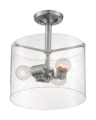 BRANSEL 3 LIGHT SEMI FLUSH