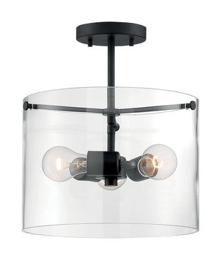 SOMMERSET 3 LIGHT SEMI FLUSH