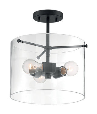 SOMMERSET 3 LIGHT SEMI FLUSH