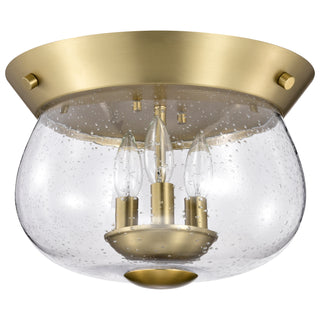 BOLIVER 3 LIGHT FLUSH MOUNT