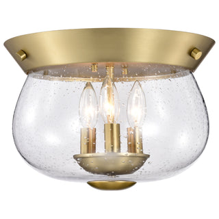BOLIVER 3 LIGHT FLUSH MOUNT