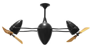 Ar Ruthiane 48" Ceiling Fan in Matte Black