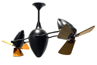 Matthews Fan Company - AR-BK-WD - 48" Ceiling Fan - Ar Ruthiane - Matte Black