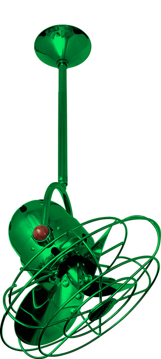 Matthews Fan Company - BD-GREEN-MTL - 13" Ceiling Fan - Bianca Direcional - Esmeralda
