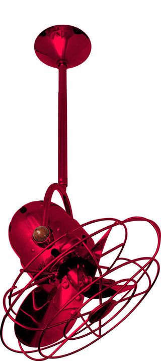 Matthews Fan Company - BD-RED-MTL - 13" Ceiling Fan - Bianca Direcional - Rubi
