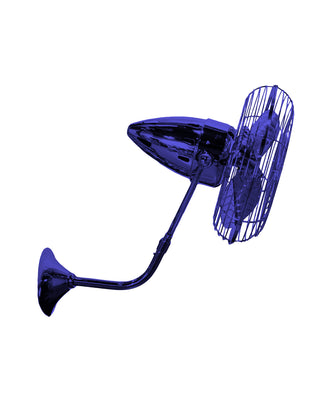 Matthews Fan Company - BP-BLUE-MTL - 13" Ceiling Fan - Bruna Parede - Safira