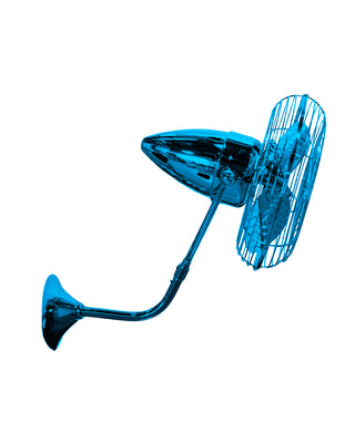 Matthews Fan Company - BP-LTBLUE-MTL - 13" Ceiling Fan - Bruna Parede - Agua Marinha