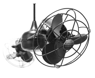 Duplo-Dinamico Ceiling Fan in Matte Black