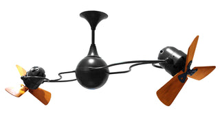 Matthews Fan Company - IV-BK-WD - Ceiling Fan - Italo Ventania - Matte Black