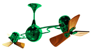 Matthews Fan Company - IV-GREEN-WD - Ceiling Fan - Italo Ventania - Esmeralda