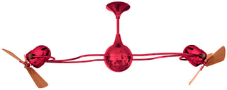 Italo Ventania Ceiling Fan in Rubi