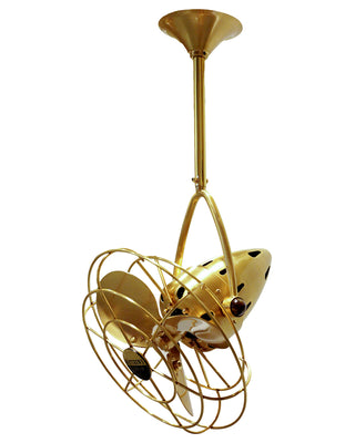 Matthews Fan Company - JD-BRBR-MTL - 13" Ceiling Fan - Jarold Direcional - Brushed Brass