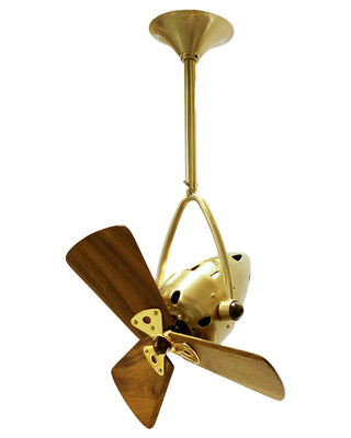 Matthews Fan Company - JD-BRBR-WD - 16" Ceiling Fan - Jarold Direcional - Brushed Brass