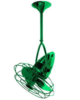 Matthews Fan Company - JD-GREEN-MTL - 13" Ceiling Fan - Jarold Direcional - Esmeralda
