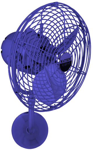 Matthews Fan Company - MP-BLUE-MTL - 13" Wall Fan - Michelle Parede - Safira