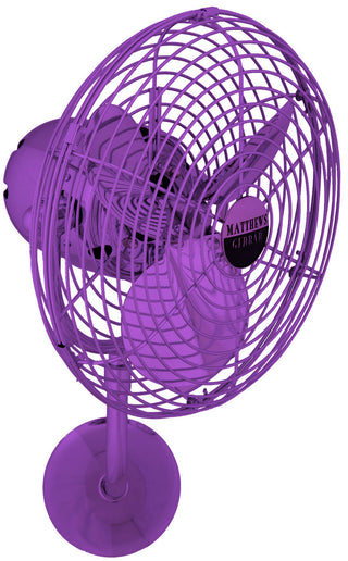 Matthews Fan Company - MP-LTPURPLE-MTL - 13" Wall Fan - Michelle Parede - Ametista