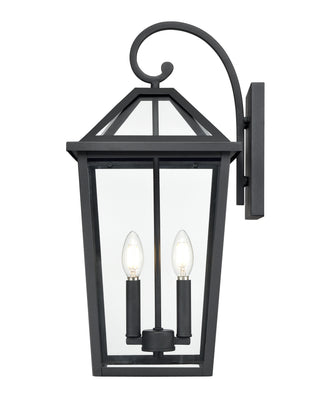 Eston 2-Light Outdoor Wall Sconce Textured Black