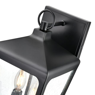 Brooks 2-Light Outdoor Wall Sconce Powder Coated Black
