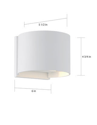 LIGHTGATE LED ROUND SCONCE