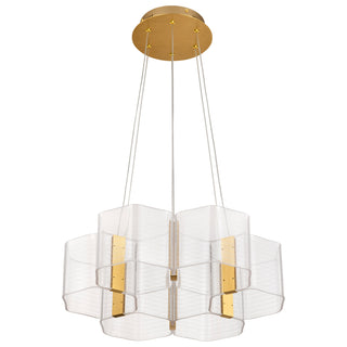 KENZO LED 6 LIGHT CHANDELIER