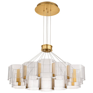 KENZO LED 12 LIGHT CHANDELIER