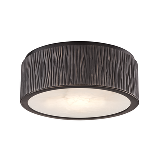 Crispin Flush Mount with Old Bronze Finish