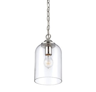 Bally One Light Pendant in Polished Nickel