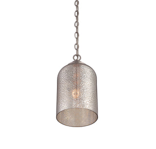 Bally One Light Pendant in Satin Nickel
