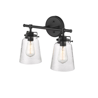 Amberose 2-Light Vanity Matte Black