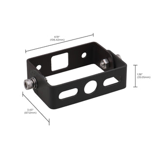 Trunnion Mount for Small/Medium Tempered Glass Flood Light  - Bronze Finish