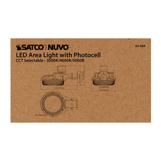 29W LED AREA LIGHT W/PHOTOCELL