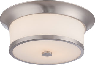 Nuvo Lighting - 60-5460 - Two Light Flush Mount - Mobili - Brushed Nickel