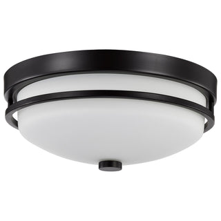 Neval Two Light Flush Mount in Sudbury Bronze