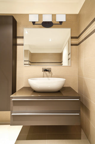 Kane Three Light Bath Bar in Satin Nickel