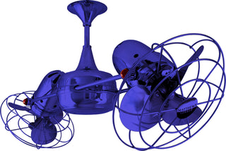 Matthews Fan Company - DD-BLUE-MTL - Ceiling Fan - Duplo-Dinamico - Safira