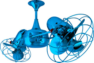 Matthews Fan Company - DD-LTBLUE-MTL - Ceiling Fan - Duplo-Dinamico - Agua Marinha