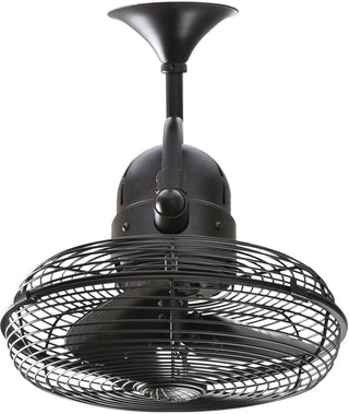 Kaye 13" Wall Fan in Textured Bronze
