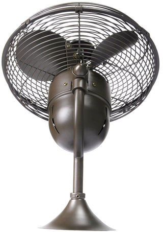 Kaye 13" Wall Fan in Textured Bronze
