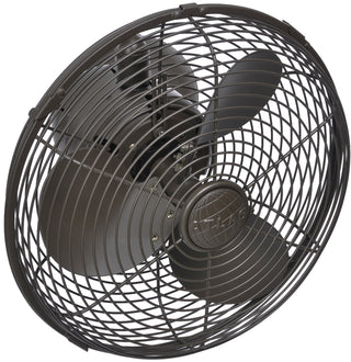 Kaye 13" Wall Fan in Textured Bronze